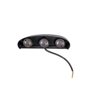 Lámpara LED exterior negra 6W luz fría