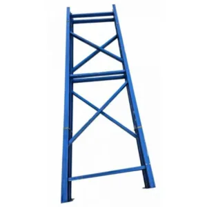 Bastidor azul para estantería profesional 2000 x 600, 200 kg/nivel, grosor de 0,6 mm