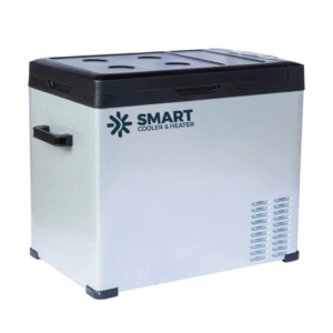 Nevera portátil para coche con compresor Smart Cooler 50L- 12/24V+220V, pantalla LCD y Bluetooth, impuesto ecológico incluido