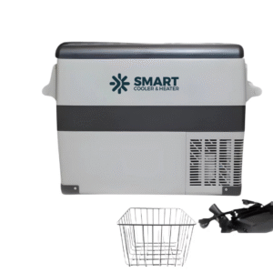 Nevera portátil para coche con compresor Smart Cooler CF45 , 12/24+220V, pantalla LCD y  Y Bluetooth, impuesto ecológico incluido