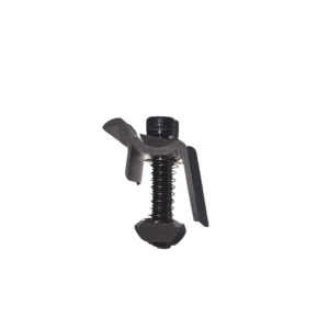 Abrazadera de extremo negro para panel solar fotovoltaico de aluminio de 28-40 mm
