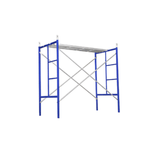 Andamio de acero 1800 L *1219 l * 1700 h con 2 diagonales y plataforma