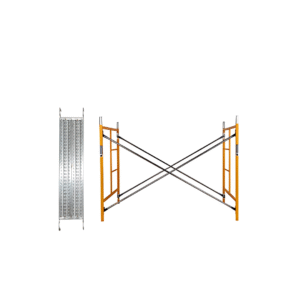 Andamio de acero 1800 L *900 l * 2000 h con 2 diagonales y plataforma
