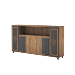 Biblioteca moderna y elegante con espacio de almacenamiento para oficina ejecutiva calidad premium dimensiones 2000*400*125