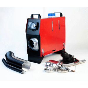 Calentador inteligente premium portátil Siroco 8 kW – 12V, pantalla Bluetooth, caja de aluminio y bujía Kyocera – Impuesto ecológico incluido