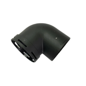 Conexión en codo 90 grados calentador Siroco Smart Heater diámetro 75mm