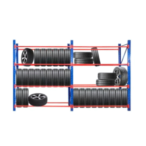 Estantería profesional para almacenamiento de neumáticos L3900x600xH2000, 4000 kg