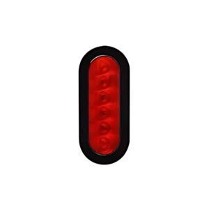 Luces de posición rojas P.TIP53ROSU-OFF ROAD: 6" / 12V-24V / IP 67 Resistente al agua