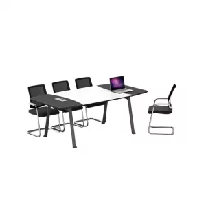 Mesa de conferencias patas de metal diseño moderno y elegante calidad premium dimensiones 2000*1000*750