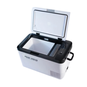 Nevera portátil con compresor Smart Cooler de 25L, 12/24 V + 220V, con pantalla LCD y Bluetooth, impuesto ecológico incluido