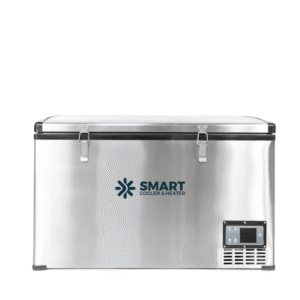 Nevera portátil para coche con compresor Smart Cooler -110L, pantalla LCD, Bluetooth, 12/24V+220V, impuesto ecológico incluido