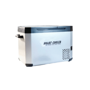 Nevera portátil para coche con compresor Smart Cooler 12/24V +220V, bluetooth, doble zona de refrigeración, capacidad 32,2L, impuesto ecológico incluido