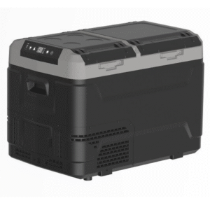 Nevera portátil para coche con compresor Smart Cooler -60L, bluetooth, doble zona de refrigeración, batería incluida, impuesto ecológico incluido