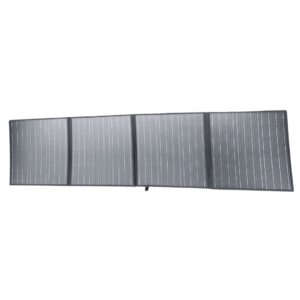 Panel solar portátil 200W plegable en 4 piezas IP65 con alimentación directa para neveras de coche flexible para cabañas caravanas tiendas de campaña camping