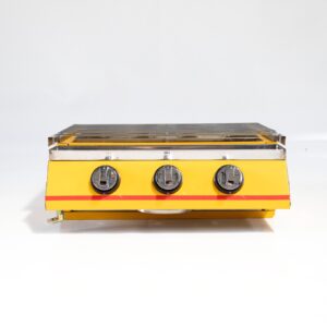 Parrilla - JDCLX-01 3 quemadores gas tamaño 500 X 410 X 170 mm acero inoxidable