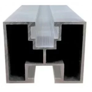 Riel de aluminio para sujeción de paneles solares fotovoltaicos 24 m