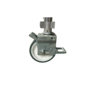 Rueda de andamio de aluminio con freno de 8 pulgadas