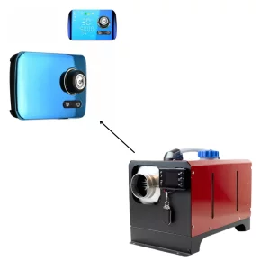 Calentador inteligente premium cuadrado portátil Siroco 8 kW – 12V/24V + 220V, pantalla Bluetooth, caja de aluminio y bujía Kyocera – Impuesto ecológico incluido