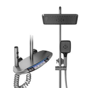 Conjunto de ducha multifuncional con termostato y Display electrónico