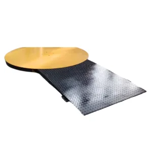 Rampa para máquina de enfardar palets