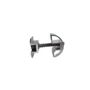 Abrazadera intermedia 30-40 mm para riel de acero galvanizado, sistema en suelo