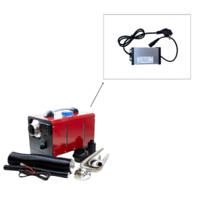 Calentador inteligente premium cuadrado portátil Siroco 8 kW – 12V/24V + 220V, carcasa de aluminio y bujía Kyocera – Impuesto ecológico incluido