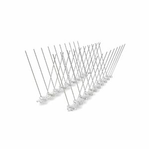 Cinta antipajaros con soporte de plastico, 25 cm, 30 puas