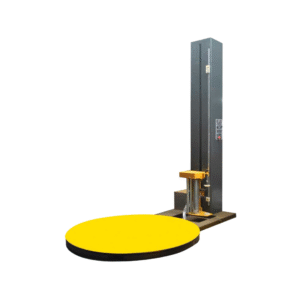 Máquina de enfardar palets automática sin rampa con mesa giratoria