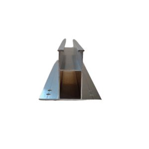 Minicarril 340 mm, altura 60 mm con dos bandas de protección de goma y 4 tornillos autoperforantes 6,3*38
