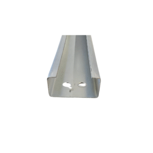 Riel de acero galvanizado para sistema en suelo 3000 mm