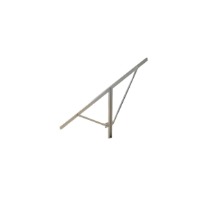 Soporte de acero con ángulo ajustable para sistema en suelo 3850 mm (5 piezas + 7 tornillos 12x30)
