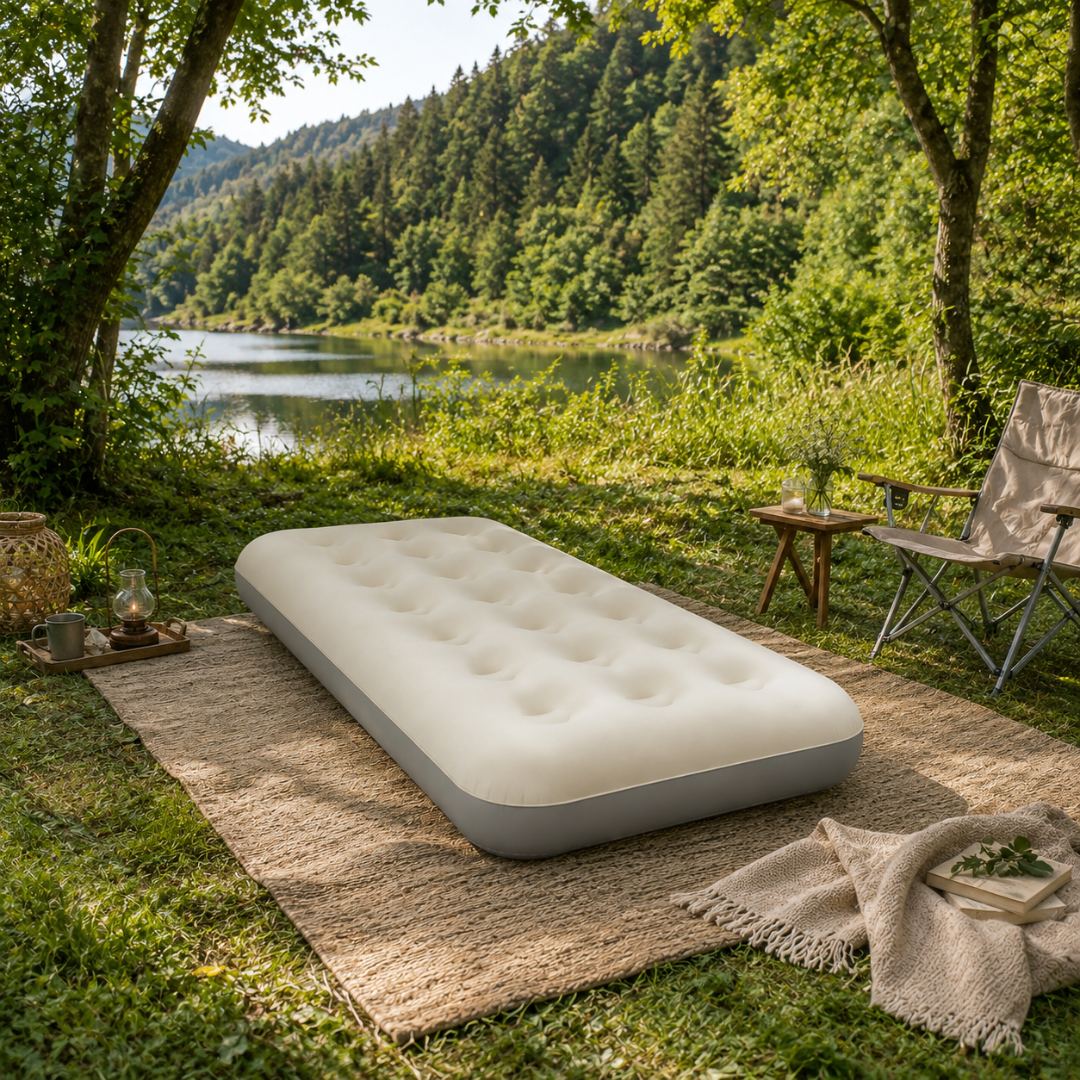 Colchón inflable de aire 191 × 99 × 22 cm – Comodidad portátil y fácil de usar 2