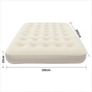 Colchón de Aire Inflable 203 × 152 × 22 cm – Comodidad Portátil y Fácil de Usar