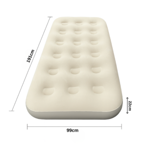 Colchón inflable de aire 191 × 99 × 22 cm – Comodidad portátil y fácil de usar