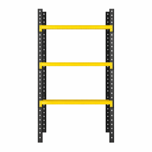 Estantería profesional para almacenaje L1070 x 600 x H2000, 600 kg – sin estantes