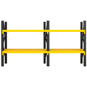 Extensión de estantería profesional para almacenamiento 2000 x 600 x 2000 mm, 400 kg