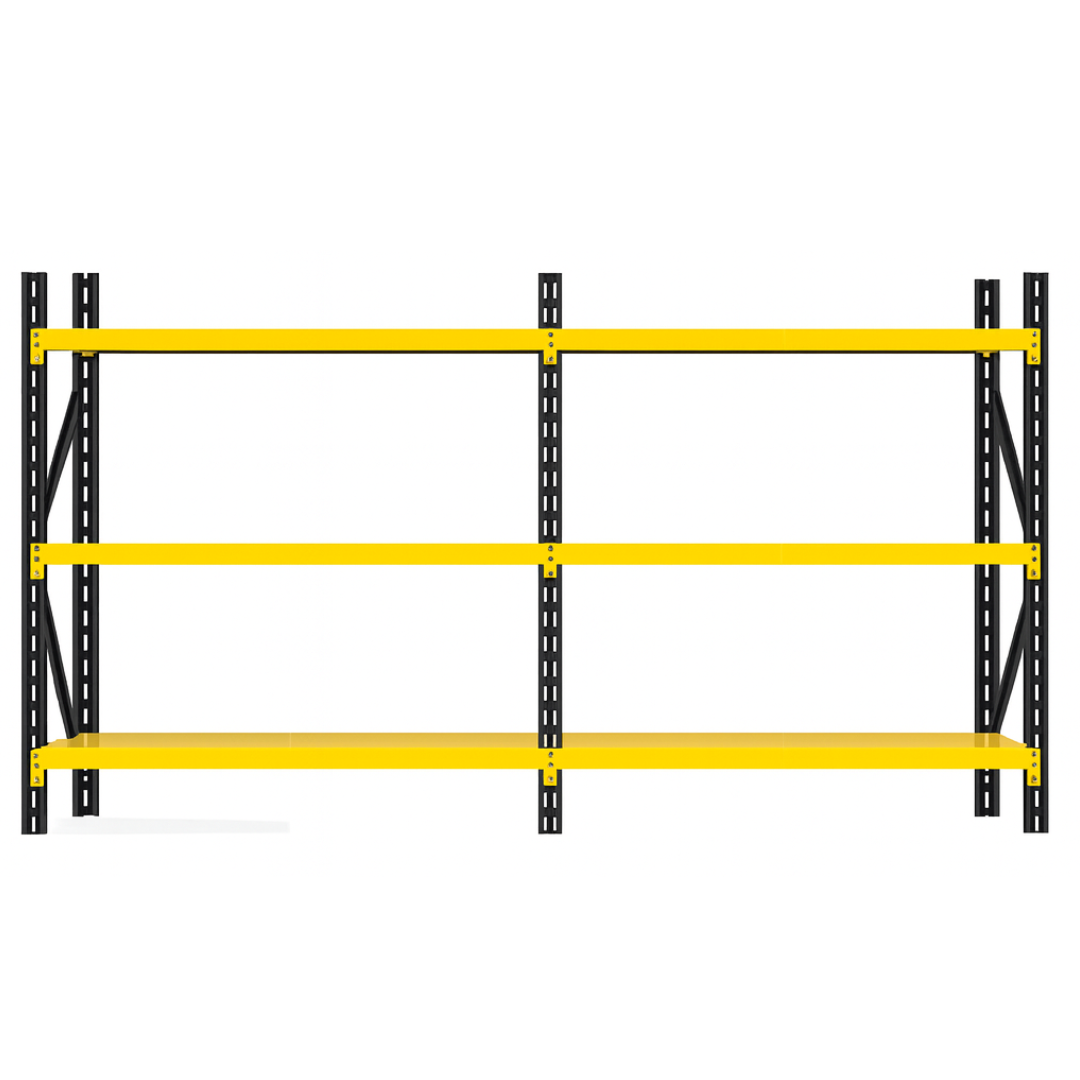 Extensión de estantería profesional para almacenamiento 2000 × 600 × 2000 mm, 600 kg 1 Extensión de estantería profesional para almacenamiento 2000 × 600 × 2000 mm, 600 kg