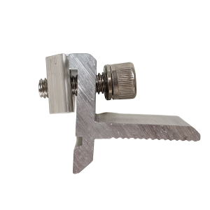 Abrazadera de aluminio compatible con carril R19-R22