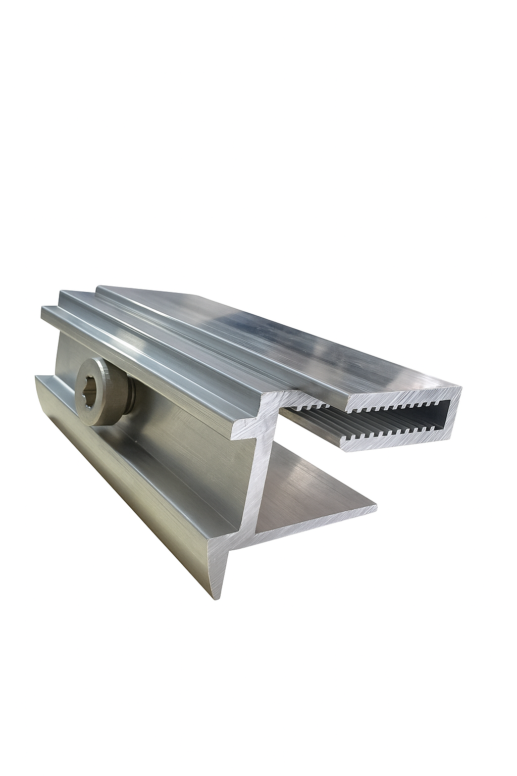 Abrazadera final para perfil H 30–40 mm – fijación de panel solar fotovoltaico 1 Abrazadera final para perfil H 30–40 mm – fijación de panel solar fotovoltaico