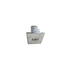 Abrazadera intermedia plana 30-35mm para sujeción de panel solar fotovoltaico