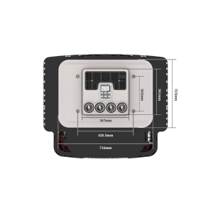 Aire acondicionado de 12 V montaje horizontal