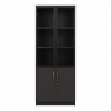 Armario de oficina dos puertas de aluminio y vidrio – W800D400H2000
