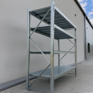 Bastidor para estantería profesional 600x2000x60x50 - 200kg - galvanizado
