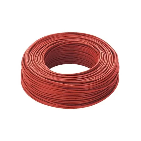 Cable solar fotovoltaico 1000 V espesor 6 mm rojo vendido en múltiplos de 25 m 1 Cable solar fotovoltaico 1000 V espesor 6 mm rojo vendido en múltiplos de 25 m