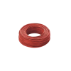 Cable solar fotovoltaico 1000 V espesor 6 mm rojo vendido en múltiplos de 25 m