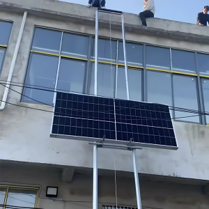 Carro móvil de acero para elevación de mercancías y paneles solares compatible con los elevadores eléctricos LIFT10 y LIFT10-12M