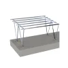 Cochera de aluminio para 2 coches (El paquete no incluye paneles fotovoltaicos)