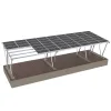 Cochera de aluminio para 6 coches (El paquete no incluye paneles fotovoltaicos)