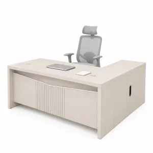Conjunto Valente amp Calvena escritorio directivo con armario móvil y silla ergonómica reclinable