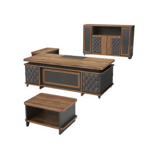 Conjunto de escritorio ejecutivo diseño moderno y elegante calidad premium